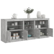 Sideboard With Led Lights 162X37X67 Cm