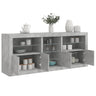 Sideboard With Led Lights 162X37X67 Cm