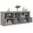 Sideboard With Led Lights 162X37X67 Cm