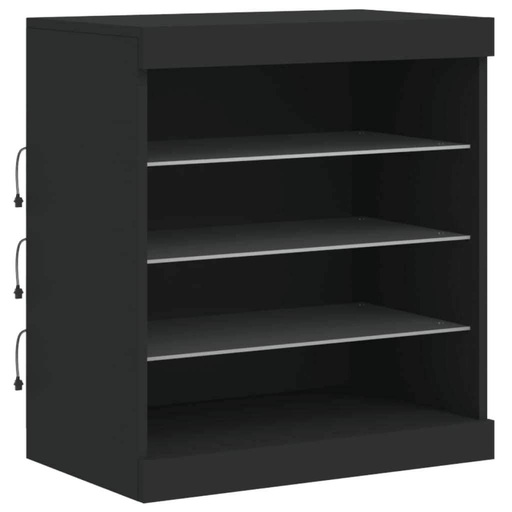 Sideboard With Led Lights 181.5X37X67 Cm