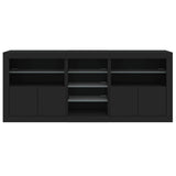 Sideboard With Led Lights 181.5X37X67 Cm