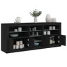 Sideboard With Led Lights 181.5X37X67 Cm