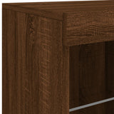 Sideboard With Led Lights 202X37X67 Cm