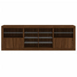 Sideboard With Led Lights 202X37X67 Cm