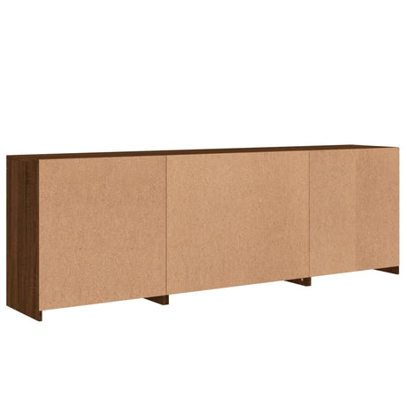 Sideboard With Led Lights 202X37X67 Cm