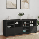 Sideboard With Led Lights 164X37X67 Cm