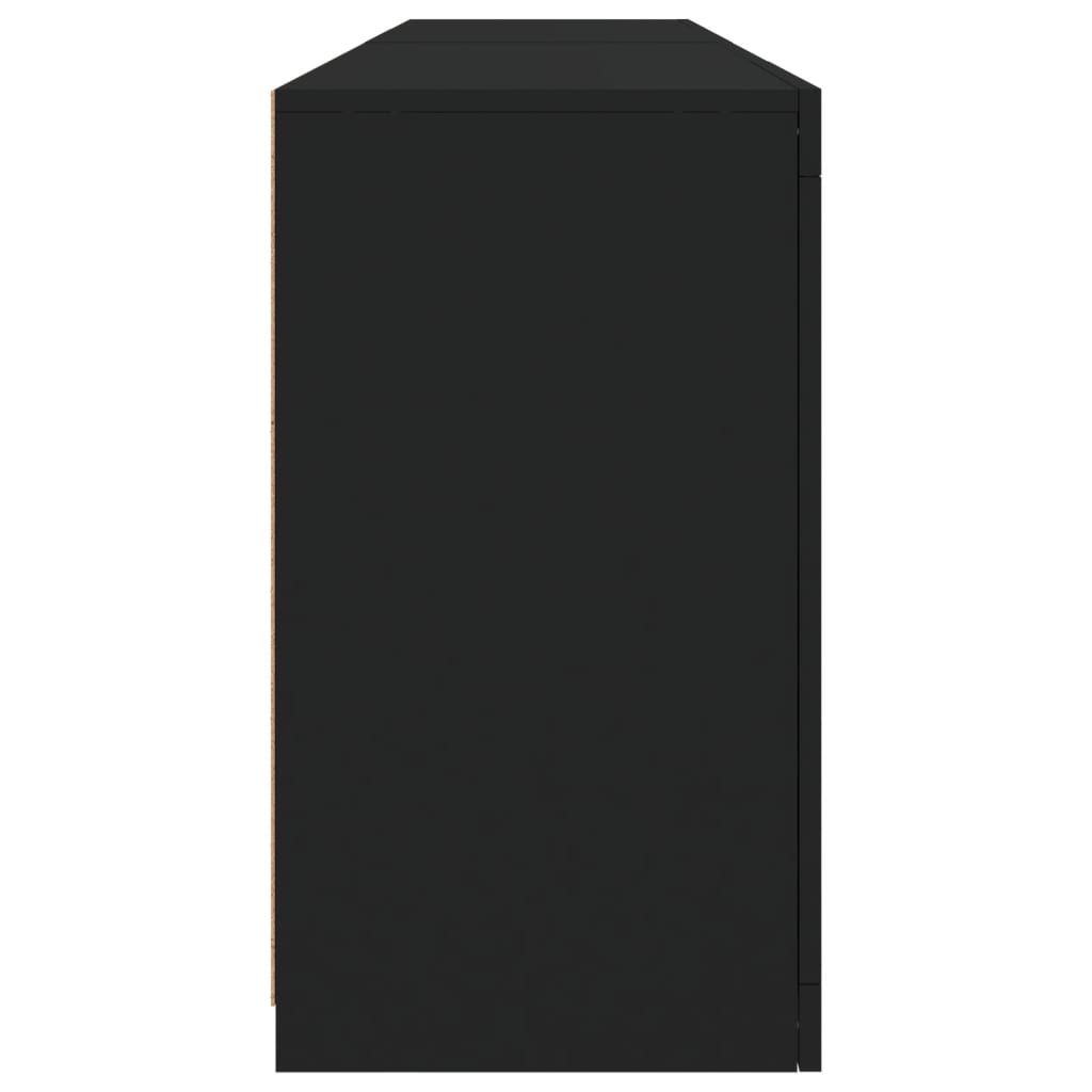 Sideboard With Led Lights 164X37X67 Cm
