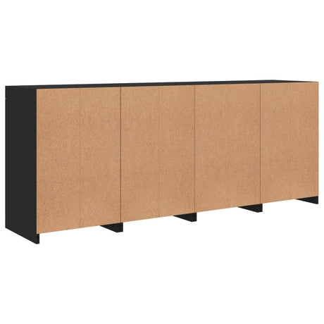 Sideboard With Led Lights 164X37X67 Cm