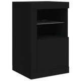 Sideboard With Led Lights 164X37X67 Cm
