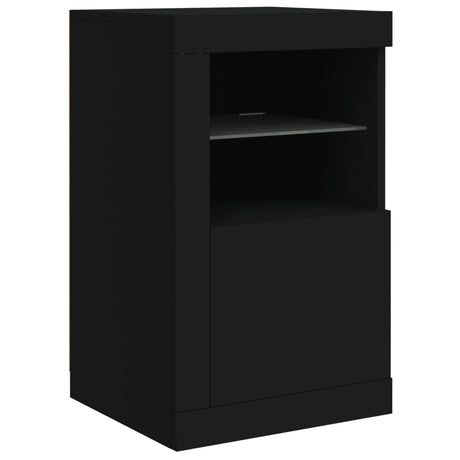 Sideboard With Led Lights 164X37X67 Cm