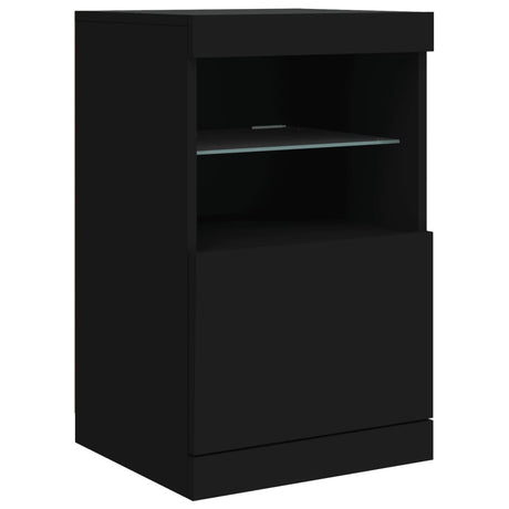 Sideboard With Led Lights 164X37X67 Cm