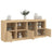 Sideboard With Led Lights 164X37X67 Cm