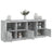 Sideboard With Led Lights 164X37X67 Cm