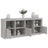 Sideboard With Led Lights 164X37X67 Cm