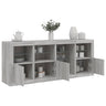 Sideboard With Led Lights 164X37X67 Cm