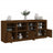 Sideboard With Led Lights 164X37X67 Cm