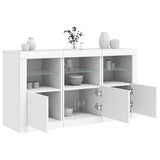 Sideboard With Led Lights 123X37X67 Cm