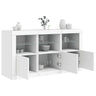 Sideboard With Led Lights 123X37X67 Cm