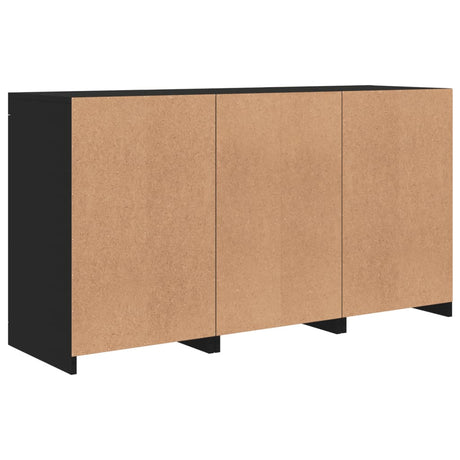Sideboard With Led Lights 123X37X67 Cm