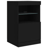Sideboard With Led Lights 123X37X67 Cm
