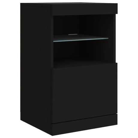 Sideboard With Led Lights 123X37X67 Cm
