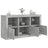 Sideboard With Led Lights 123X37X67 Cm