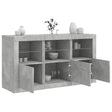 Sideboard With Led Lights 123X37X67 Cm