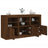 Sideboard With Led Lights 123X37X67 Cm