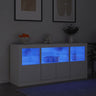 Sideboard With Led Lights 142.5X37X67 Cm