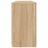Sideboard With Led Lights 142.5X37X67 Cm