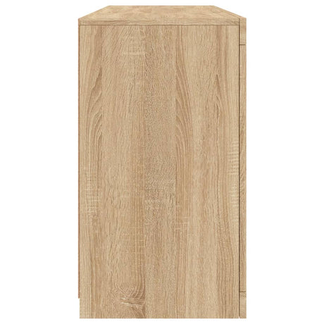 Sideboard With Led Lights 142.5X37X67 Cm