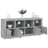 Sideboard With Led Lights 163X37X67 Cm