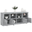Sideboard With Led Lights 163X37X67 Cm
