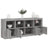 Sideboard With Led Lights 163X37X67 Cm
