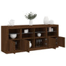 Sideboard With Led Lights 163X37X67 Cm