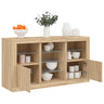 Sideboard With Led Lights 123X37X67 Cm