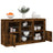 Sideboard With Led Lights 123X37X67 Cm