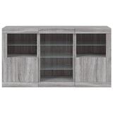Sideboard With Led Lights 123X37X67 Cm