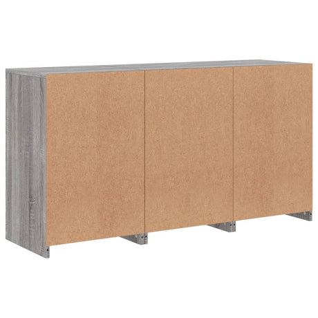 Sideboard With Led Lights 123X37X67 Cm
