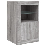 Sideboard With Led Lights 123X37X67 Cm