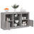 Sideboard With Led Lights 123X37X67 Cm
