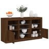 Sideboard With Led Lights 123X37X67 Cm