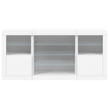 Sideboard With Led Lights 142.5X37X67 Cm