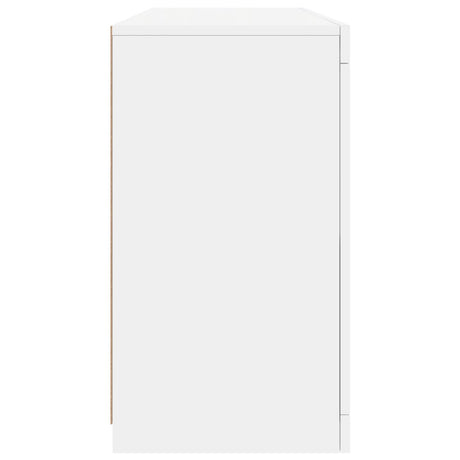 Sideboard With Led Lights 142.5X37X67 Cm