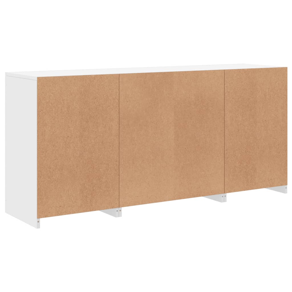 Sideboard With Led Lights 142.5X37X67 Cm