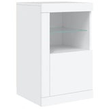 Sideboard With Led Lights 142.5X37X67 Cm