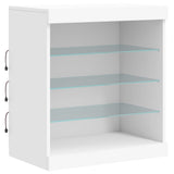 Sideboard With Led Lights 142.5X37X67 Cm