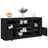 Sideboard With Led Lights 142.5X37X67 Cm
