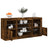 Sideboard With Led Lights 142.5X37X67 Cm