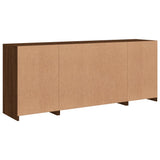 Sideboard With Led Lights 163X37X67 Cm